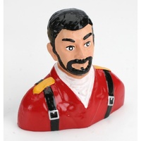 Hangar 9 1/5 Pilot, Civilian with Beard (Red)