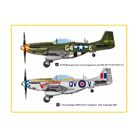 HobbyBoss 1/48 P-51D Mustang IV Fighter Plastic Model Kit 85802