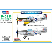 HobbyBoss 1/48 P-51D Mustang IV Fighter Plastic Model Kit 85806