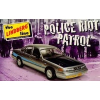 LINDBERG 1/25 BUILD & DISPLAY CASE  POLICE RIOT PATROL  HL123/12