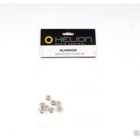 HELION HLNA0228 SERRATED NUTS. FLANGED. M4