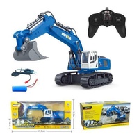 Huina 1/18 RC Excavator - Blue HN1558-BLUE