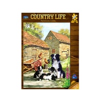 COUNTRY LIFE " FARMHOUSE COLLIES" 1000 PC HOL099016