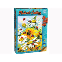 NATURE'S CALL 500pcXL LADYBUGS ON SUNFLOWERS  HOL774487