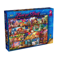 TREAT YO' SHELF WORLD TRAVEL BOOK SHELF 1000 PCS HOL774883
