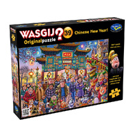 WASGIJ? ORIGINAL 39 CHINESE NEW YEAR ! JIGSAW 1000 PC HOL775101