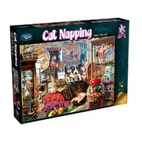 HOLSON CAT NAPPING ANTIQUE SHOP CAT HOL777228