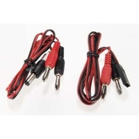Hitec Tx & Rx Charger Cord With Banana Jack (56375 + 57376)