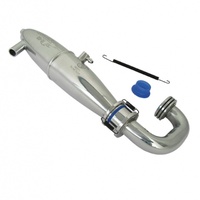 REAR IN LINE pipe set polished for 1/8 O