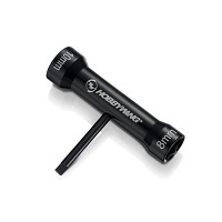 T socket wrench 8mm/10mm female+ 2mm hex