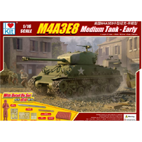 I Love Kit 1/16 M4A3E8 Medium Tank - Early Plastic Model Kit [61619]