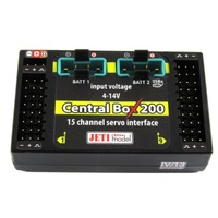 Jeti Model Central Box 200, 2x RSat2, Magentic Switch