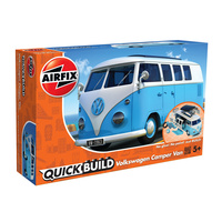 AIRFIX QUICKBUILD VW CAMPER VAN BLUE AGE 5+