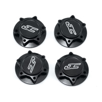 Fin, 1/8th serrated LW Wheel Nut black