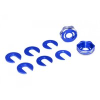 RC8B3 SUSPENSION ARM CAP SET Blue