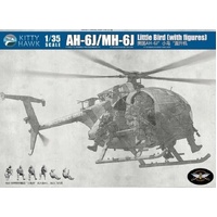 Kitty Hawk 1/35 AH-6J/MH-6J "Little Bird" (with figures) Plastic Model Kit KH50004