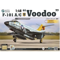 Kitty Hawk 1/48 F-101 A/C "Voodoo" Plastic Model Kit KH80115