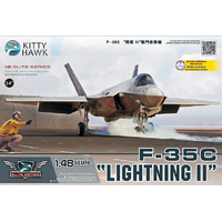 Kitty Hawk 1/48 F-35C Lightning II Plastic Model Kit KH80132