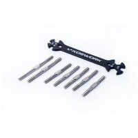 Steel Heavy Duty Turnbuckle Set (7pcs, w/wrench) Kyosho Mid/Turbo/Optima/Javelin/Ultima Register or login to view pr