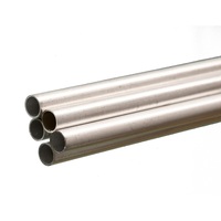 K&S 1113 ROUND ALUMINUM TUBE .014 WALL (36IN LENGTHS) 1/4IN 1PC 