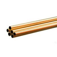 K&S 1147 ROUND BRASS TUBE .014 WALL (36IN LENGTHS) 3/16 (1 tube per bag x 6 bags)