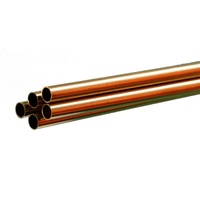 K&S 1149 ROUND BRASS TUBE .014 WALL (36IN LENGTHS) 1/4IN    5PCS