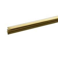 K&S 1160 SOLID BRASS ROD (36IN LENGTHS) 1/16IN  2 rods