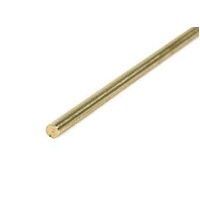 K&S 3954 ROUND BRASS ROD (1 METER) 2.5MM DIAMETER 