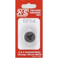 K&S 419 4-40 THREADING DIE (1PIECE) KS419
