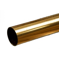 K&S 8144 ROUND BRASS TUBE .014 WALL (12IN LENGTHS) 21/32IN 