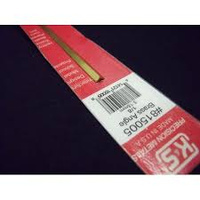 K&S 815005 BRASS ANGLE (12IN LENGTHS) 1/8IN (1 PER CARD)