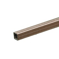 K&S 83011 SQUARE ALUMINUM TUBE .014 WALL (12IN LENGTHS) 1/8IN (1 TUBE PER C