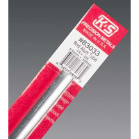 K&S 83033 ROUND ALUMINUM TUBE .035 WALL 6061-T6 (12IN LENGTHS) 3/8IN (1 TUB