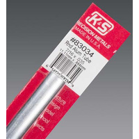 K&S 83034 ROUND ALUMINUM TUBE .035 WALL 6061-T6 (12IN LENGTHS) 7/16IN (1 TU