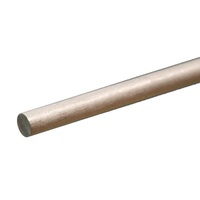 K&S 83044 SOLID ALUMINUM ROD (12IN LENGTHS) 3/16IN  (1 ROD PER CARD)
