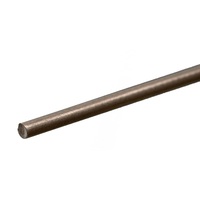 K&S 87135 ROUND STAINLESS STEEL ROD (12IN LENGTHS) 1/8IN (1 ROD PER CARD) KS87135