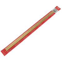 K&S 9854 SQUARE BRASS TUBE  (300MM LENGTHS) 6MMX6MM X .45MM WALL (2 PIECES)