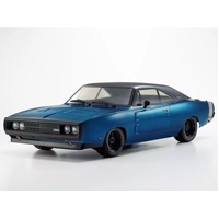 Kyosho 1/10 Fazer Mk2 1970 Dodge Charger Tuned Ver. Blue 4WD Electric RC Car KYO-34475T1