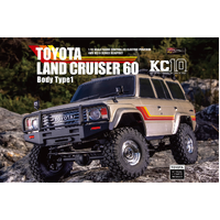 Kyosho 1/10 KC10 Toyota Land Cruiser 60 Body Type1 4WD Electric Crawler KYO-34801T1