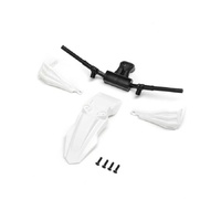 Losi Fender, Handguards and Handle Bars, White, ProMoto SM LOS-2304