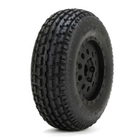 Losi Premount Eclipse Rib Tyres/Wheel Front (2) XXX-SCB LOS43002