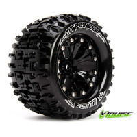 LOUISE WORLD MT-Pioneer Tyre On Black Rim 0 Offset LT3202B