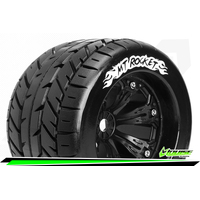 MT-Rocket 1/8 Monster Truck Tyres Black LT3217BH
