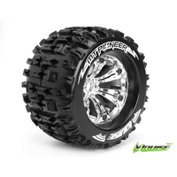 MT-Pioneer 1/8 Monster Truck Tyres Chrom LT3218C