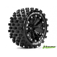 ST-Rock 2.8 Tyre w/rim Black BRG type"