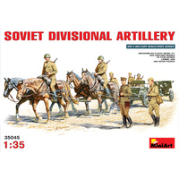 MINIART 1/35 SOVIET DIVISIONAL ARTILLERY 35045 PLASTIC MODEL KIT