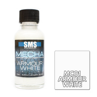 MECHA COLOUR ARMOUR WHITE 30ML MC01