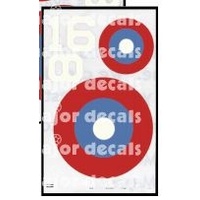 MAJOR DECALS AMERICAN WWI ROUNDEL GIANT SCALE