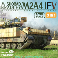 MAGIC FACTORY 1/35 M-SHORAD M2A4 BRADLEY PLASTIC MODEL KIT MF2004