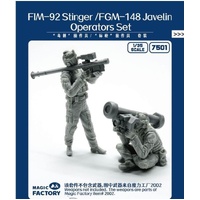 MAGIC FACTORY 1/35 STINGER/JAVELIN OPERATORS SET (RESIN) MODEL KIT MF7501